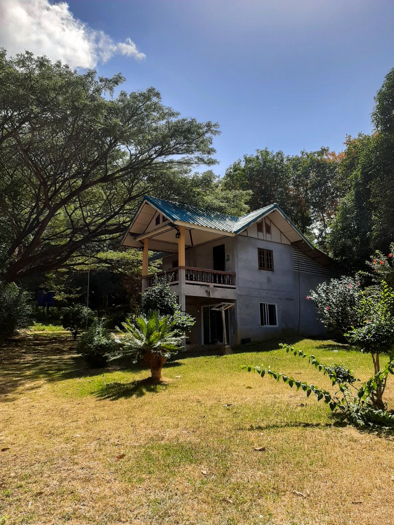 La seule maison en béton sur l'île 